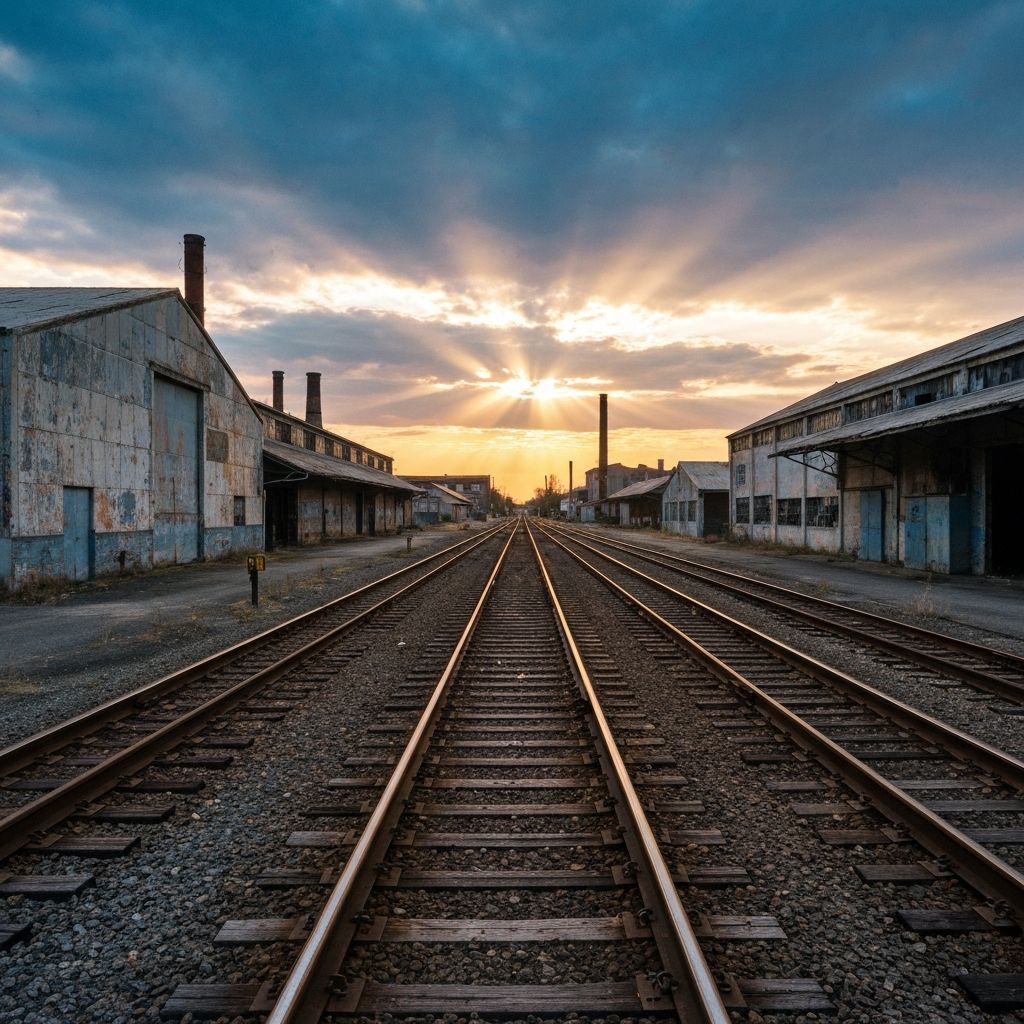 Железнодорожный фон